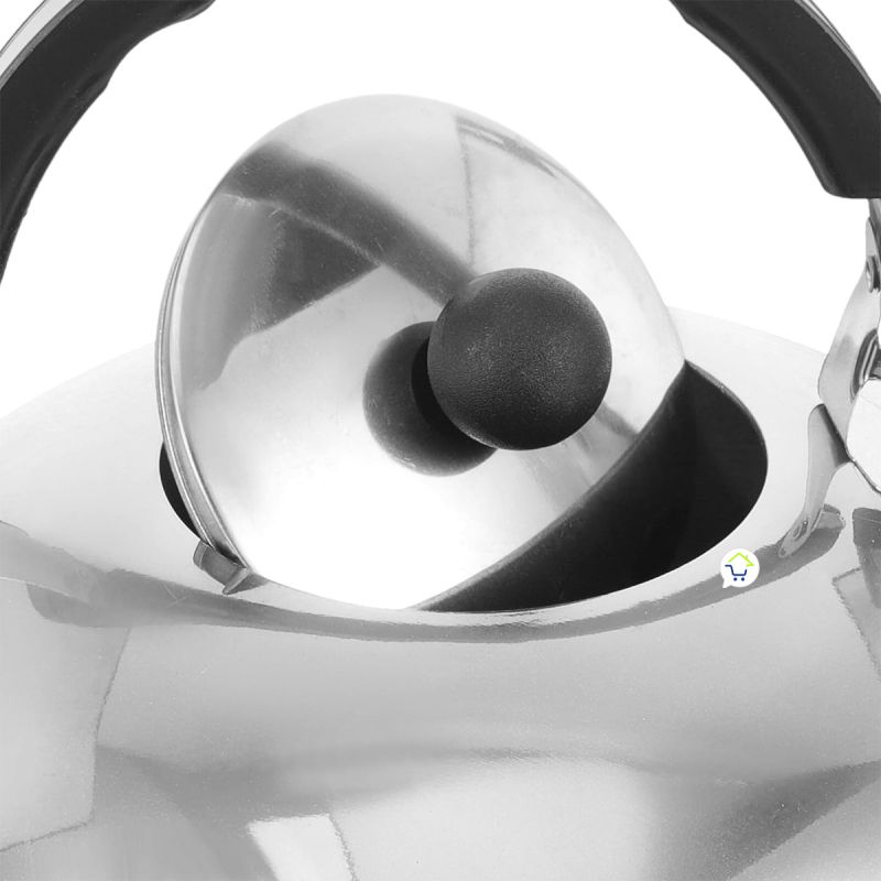 Comprar Tetera Silbante Acero Inoxidable Hk en Electroshopy - Ángulo 2